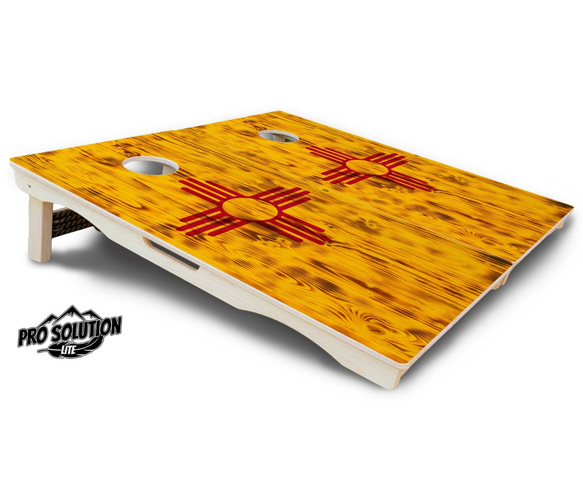 New Mexico Rustic Flag Cornhole Boards – Pro Lite or Pro Elite