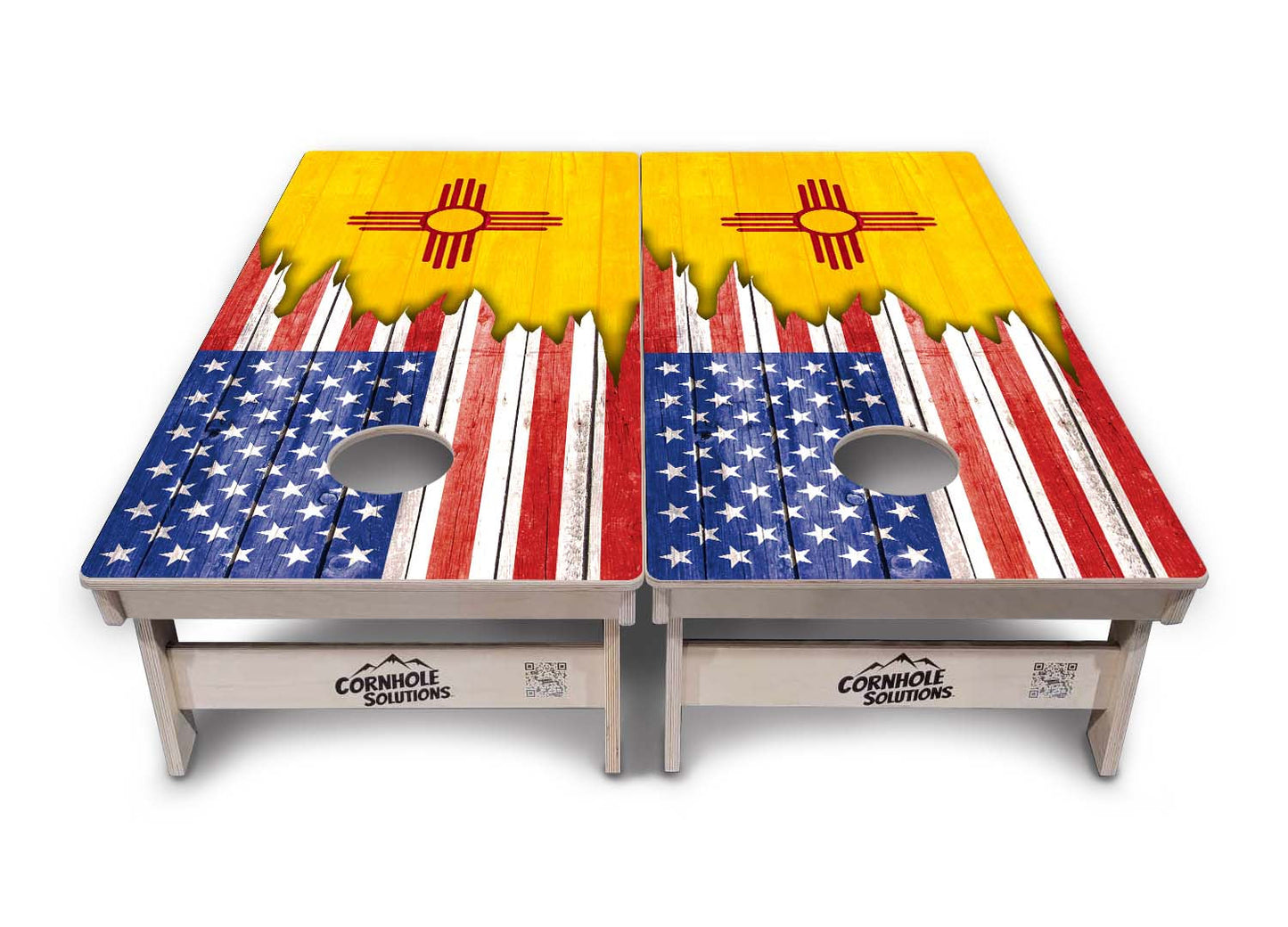State Flags New Mexico to South Carolina Cornhole Boards - Professional Tournament Series