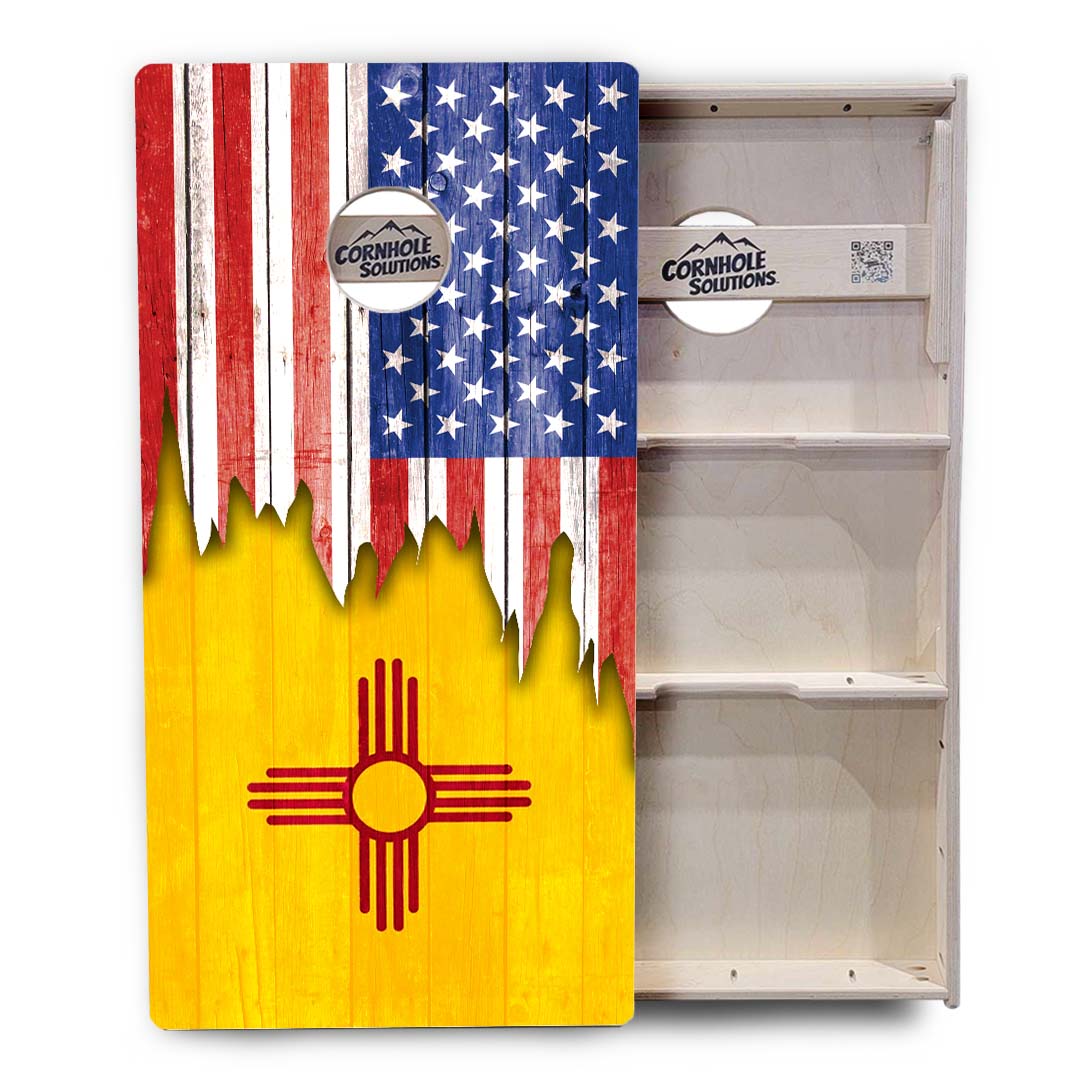 State Flags New Mexico to South Carolina Cornhole Boards - Professional Tournament Series