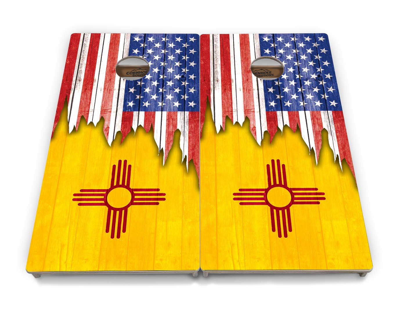State Flags New Mexico to South Carolina Cornhole Boards - Professional Tournament Series