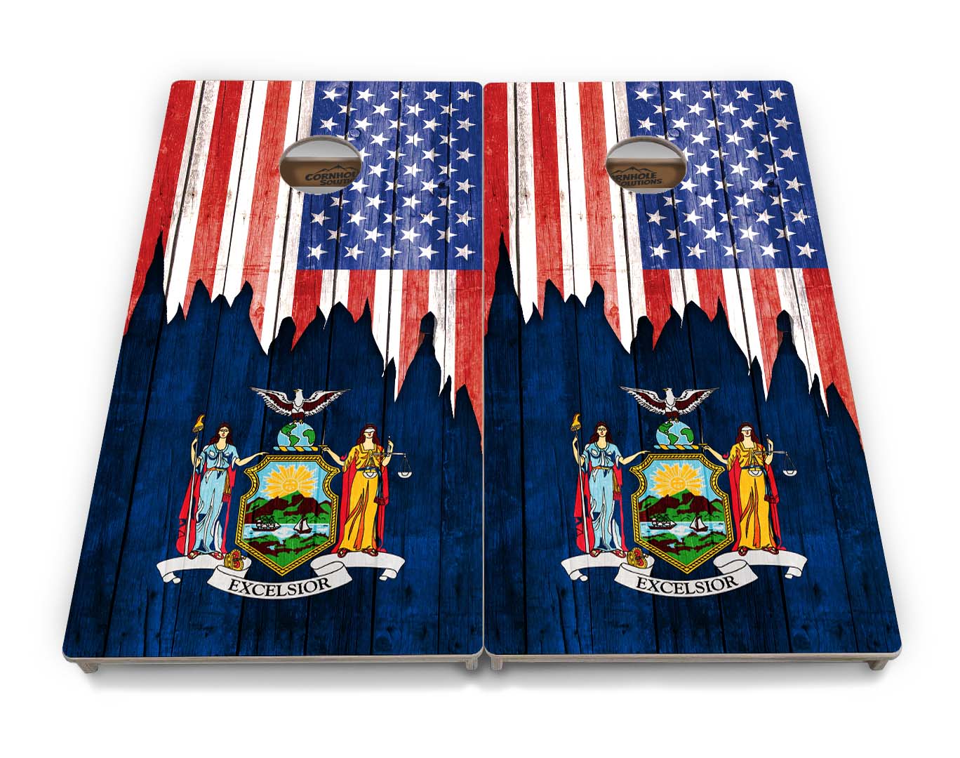 State Flags New Mexico to South Carolina Cornhole Boards - Professional Tournament Series