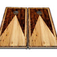 Tournament Quality Cornhole Boards - Wooden Triangle Design