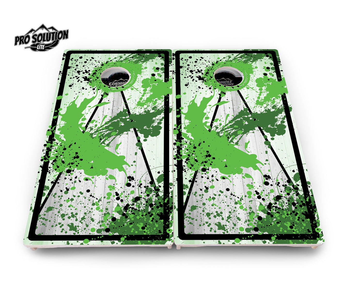 Paint Splatter Cornhole Boards – Pro Lite or Pro Elite