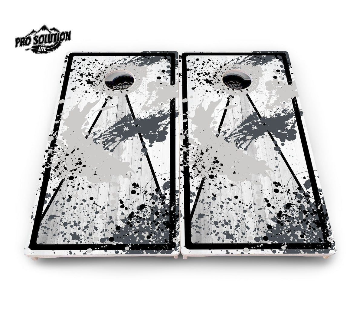 Paint Splatter Cornhole Boards – Pro Lite or Pro Elite