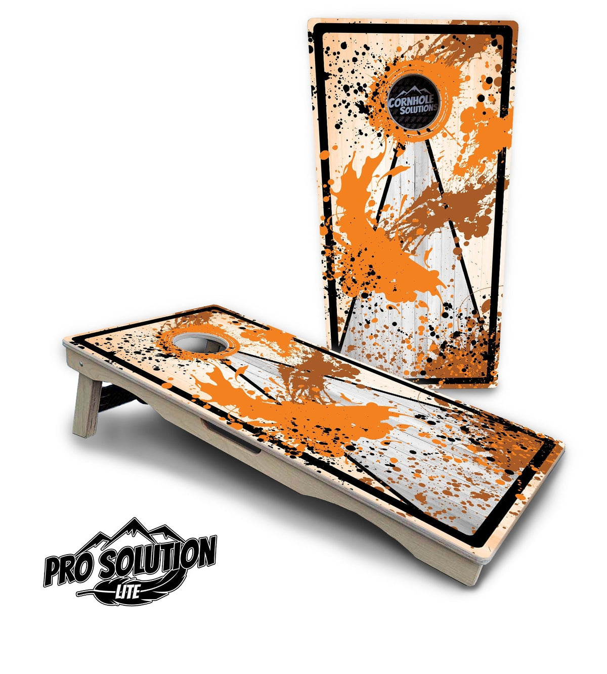 Paint Splatter Cornhole Boards – Pro Lite or Pro Elite