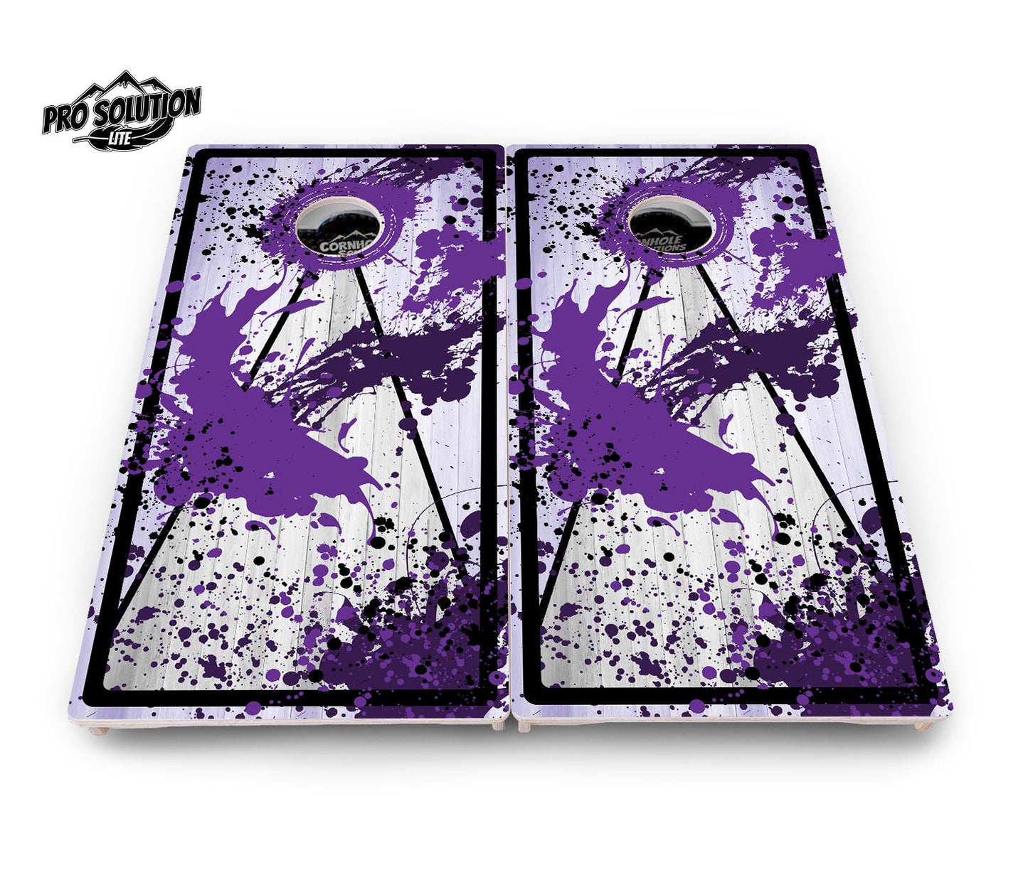Paint Splatter Cornhole Boards – Pro Lite or Pro Elite