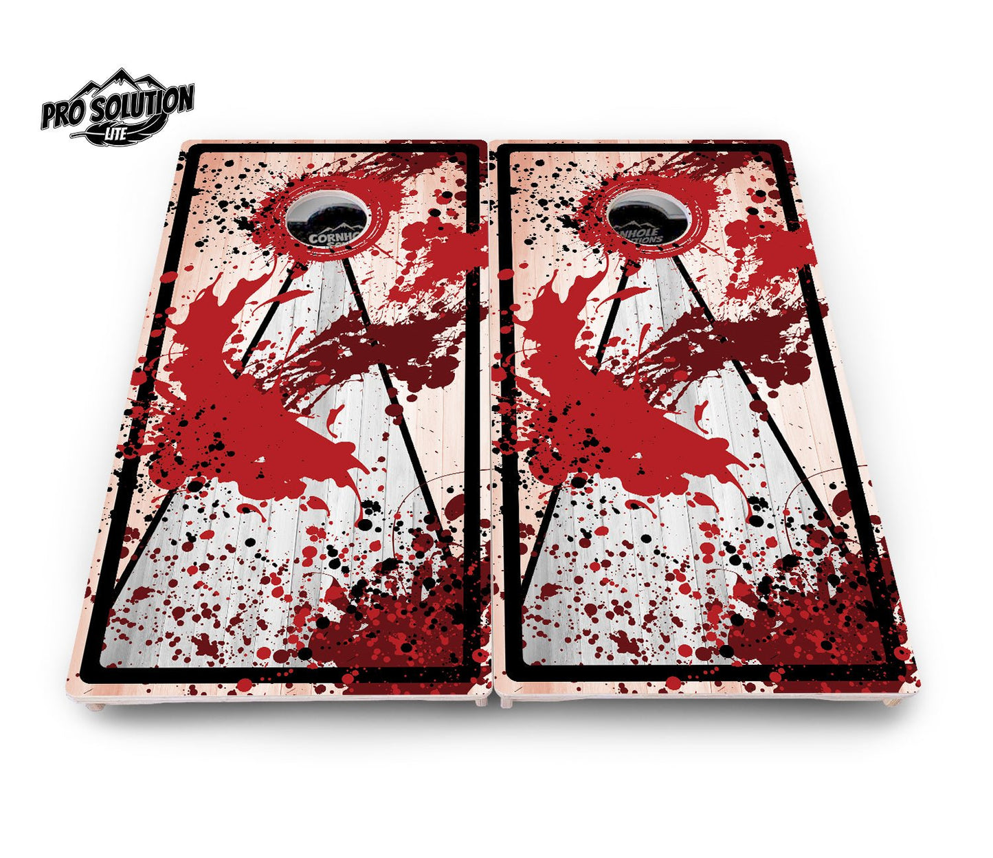 Paint Splatter Cornhole Boards – Pro Lite or Pro Elite