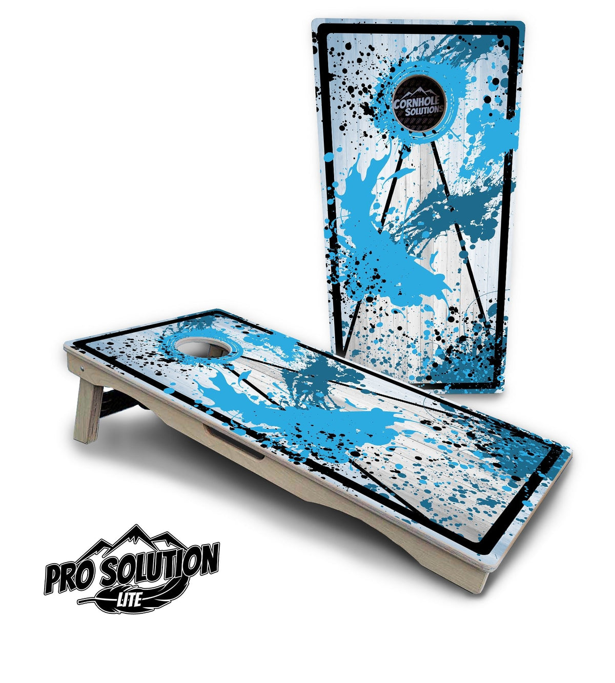 Paint Splatter Cornhole Boards – Pro Lite or Pro Elite