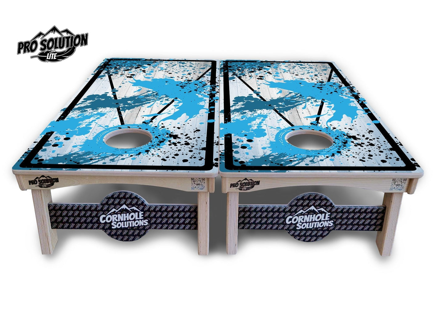 Paint Splatter Cornhole Boards – Pro Lite or Pro Elite