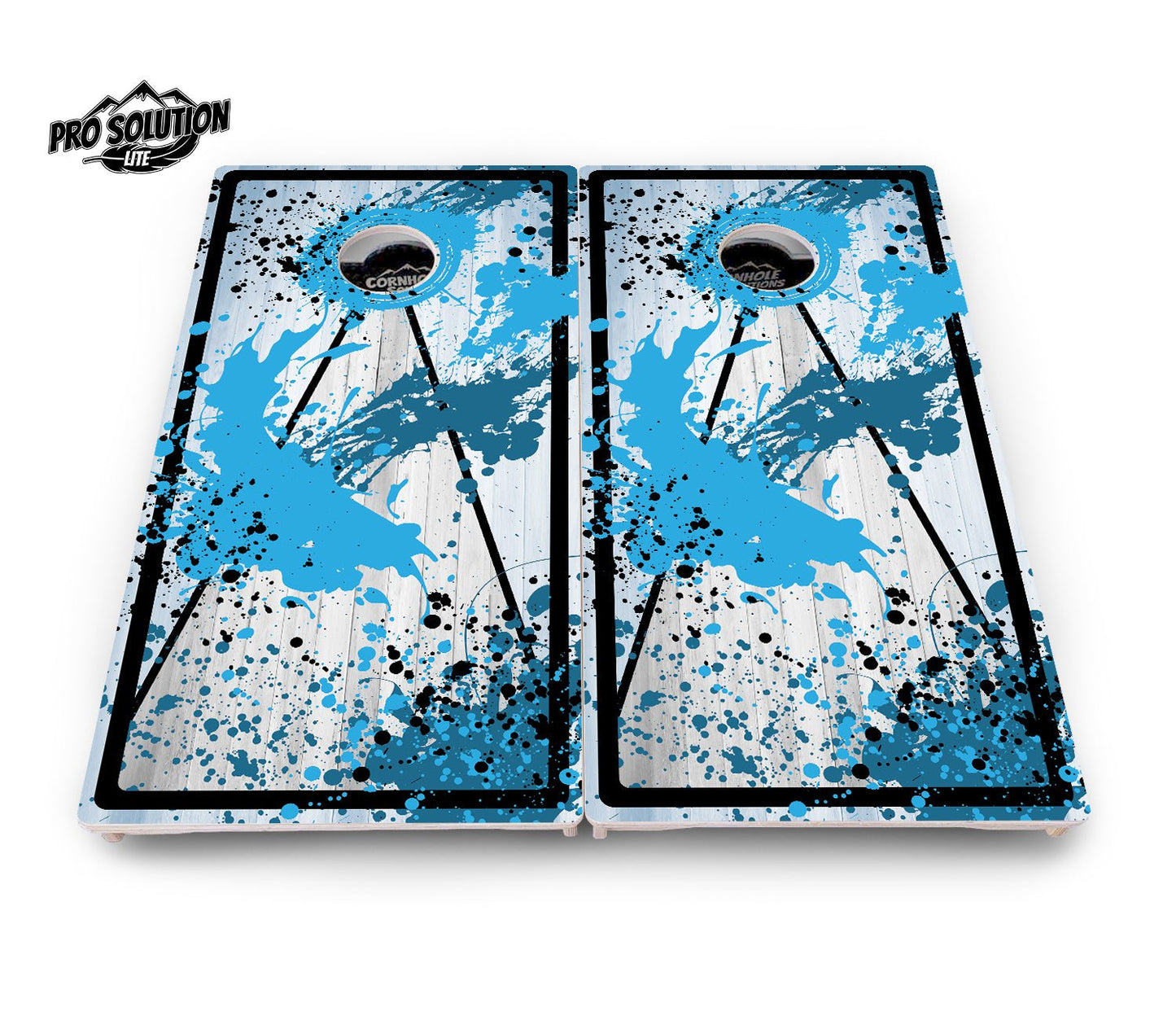 Paint Splatter Cornhole Boards – Pro Lite or Pro Elite