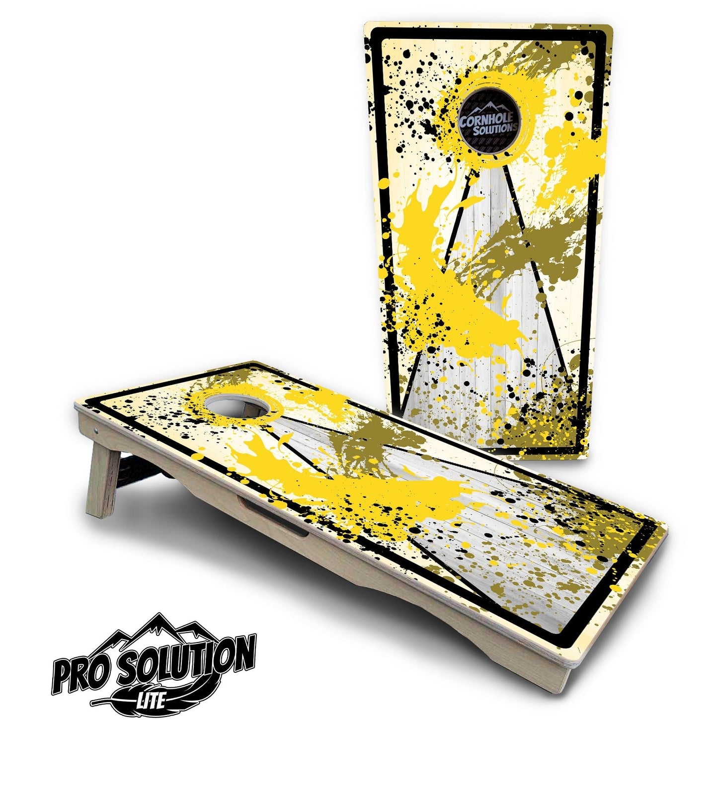 Paint Splatter Cornhole Boards – Pro Lite or Pro Elite