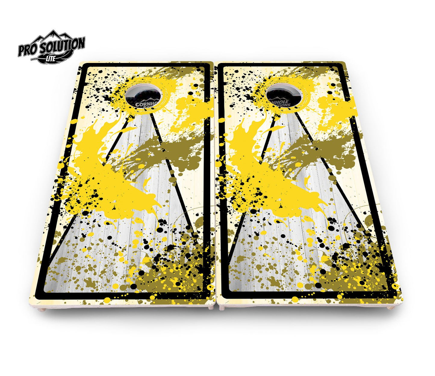 Paint Splatter Cornhole Boards – Pro Lite or Pro Elite