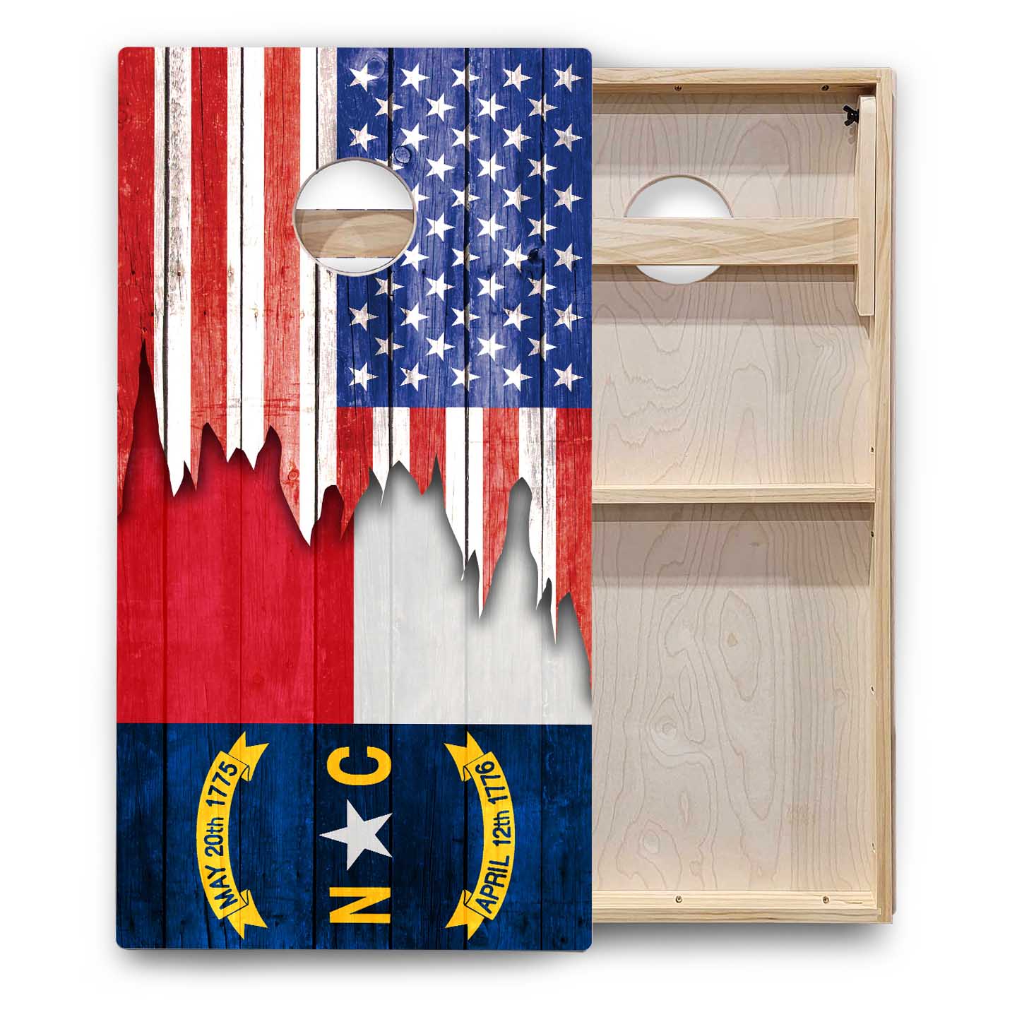 State Flags New Mexico to South Carolina Cornhole Boards - Backyard Series
