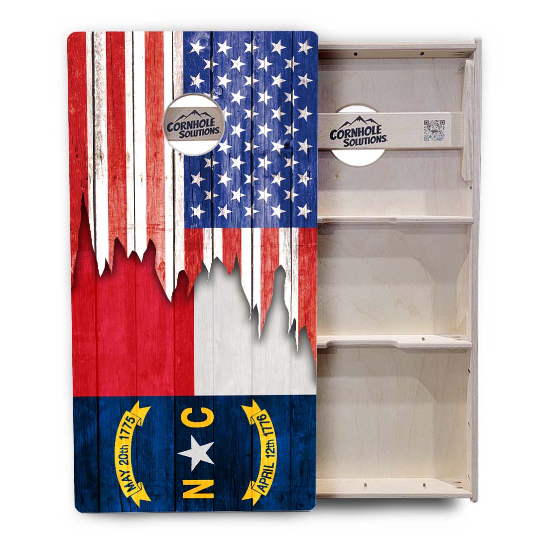 State Flags New Mexico to South Carolina Cornhole Boards - Professional Tournament Series