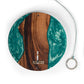 Ocean Acacia Wood Hook and Ring Toss Game