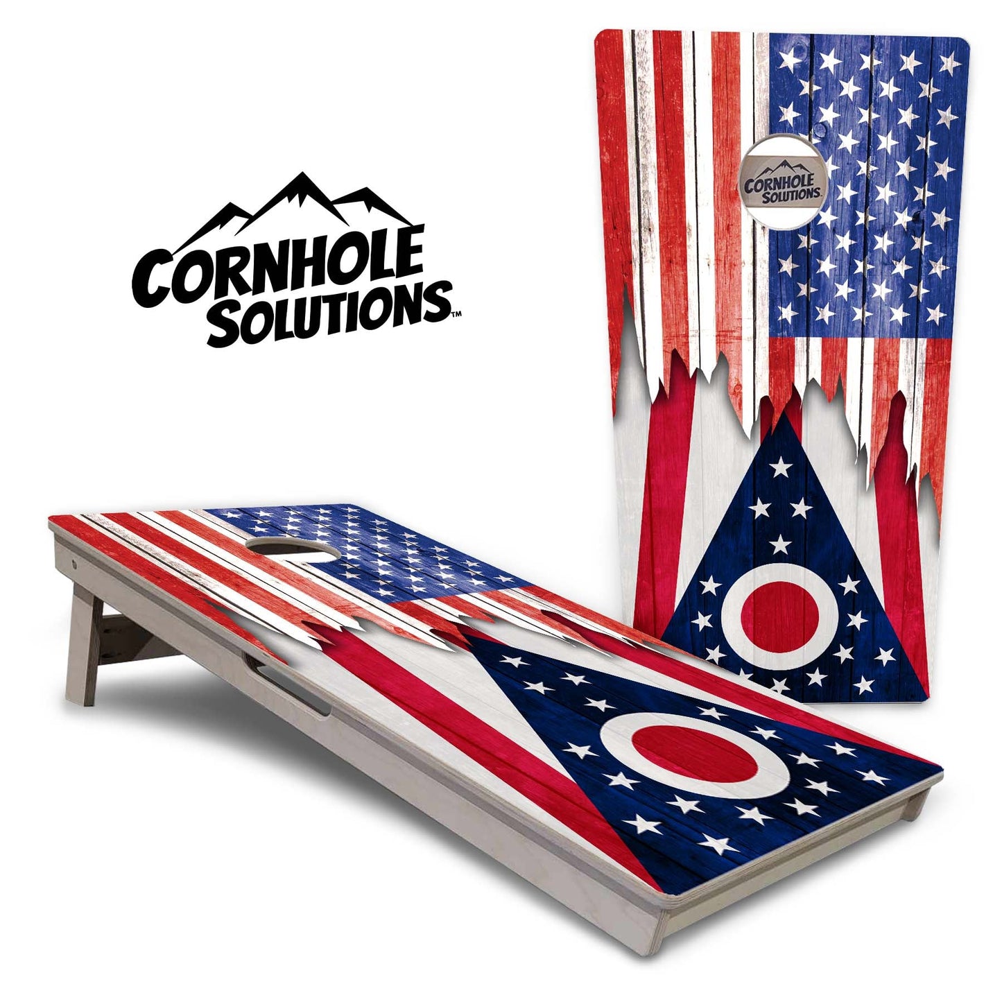 State Flags New Mexico to South Carolina Cornhole Boards - Professional Tournament Series