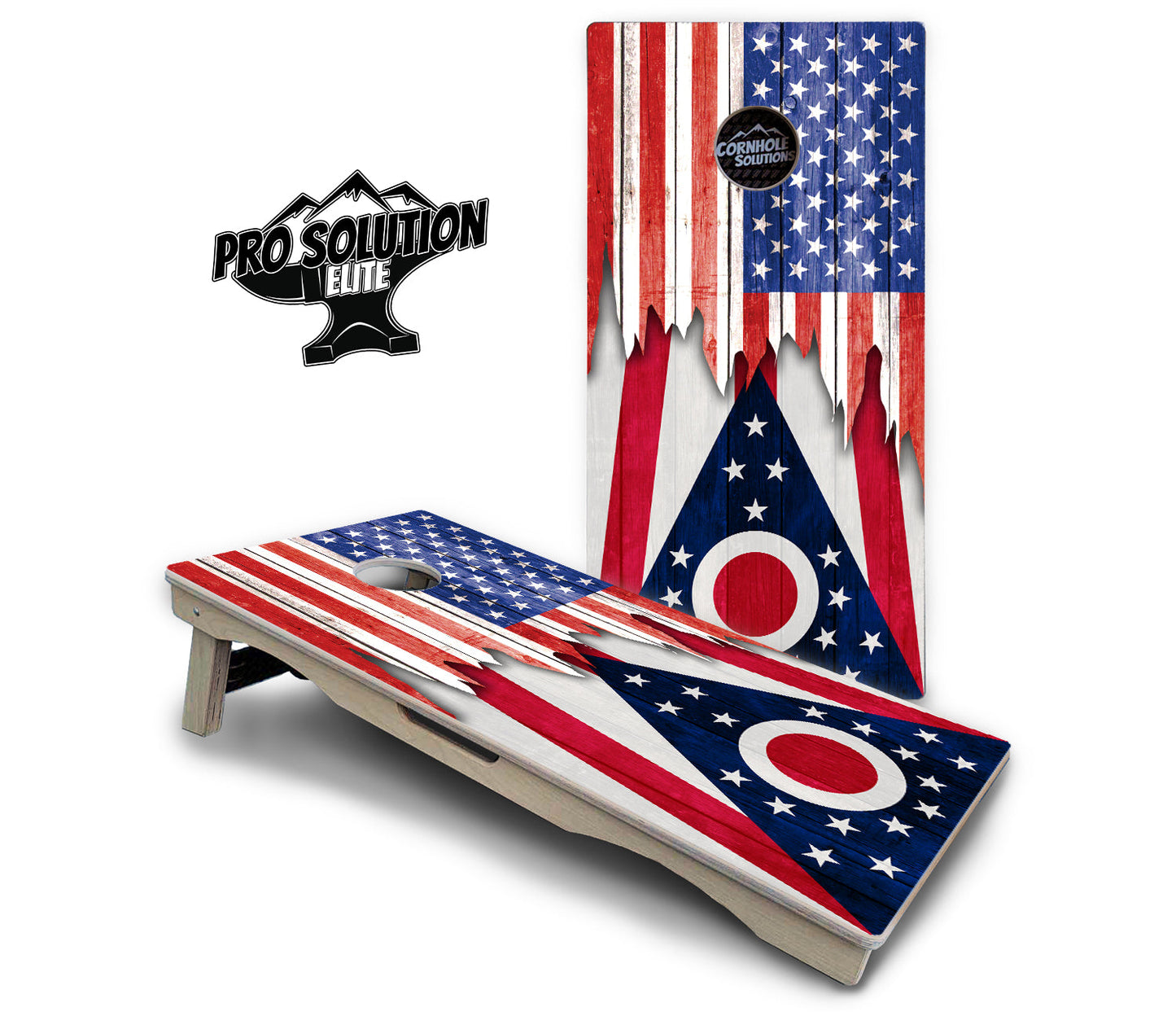 State Flag Designs New Mexico to South Carolina Cornhole Boards - Pro Solution Elite Series