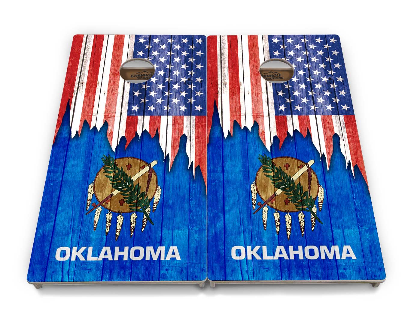 State Flags New Mexico to South Carolina Cornhole Boards - Professional Tournament Series