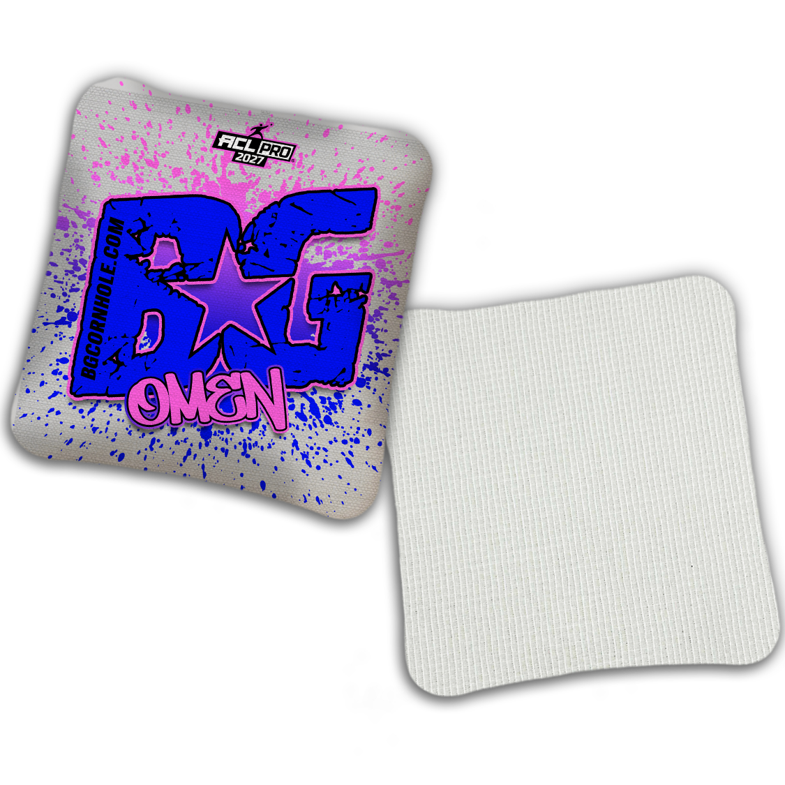 2027 BG Multiple Bag Models "PAINT SPLATTER" - ACL Pro Stamped Cornhole Bags - SET OF 4 BAGS