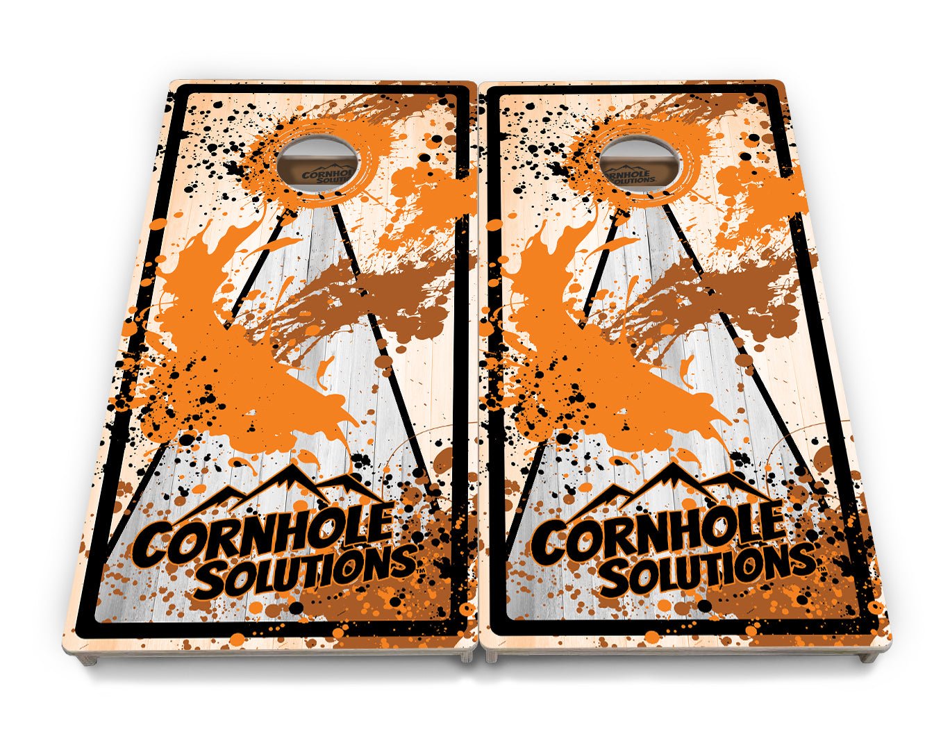 Paint Splatter Cornhole Boards - Professional Tournament Series