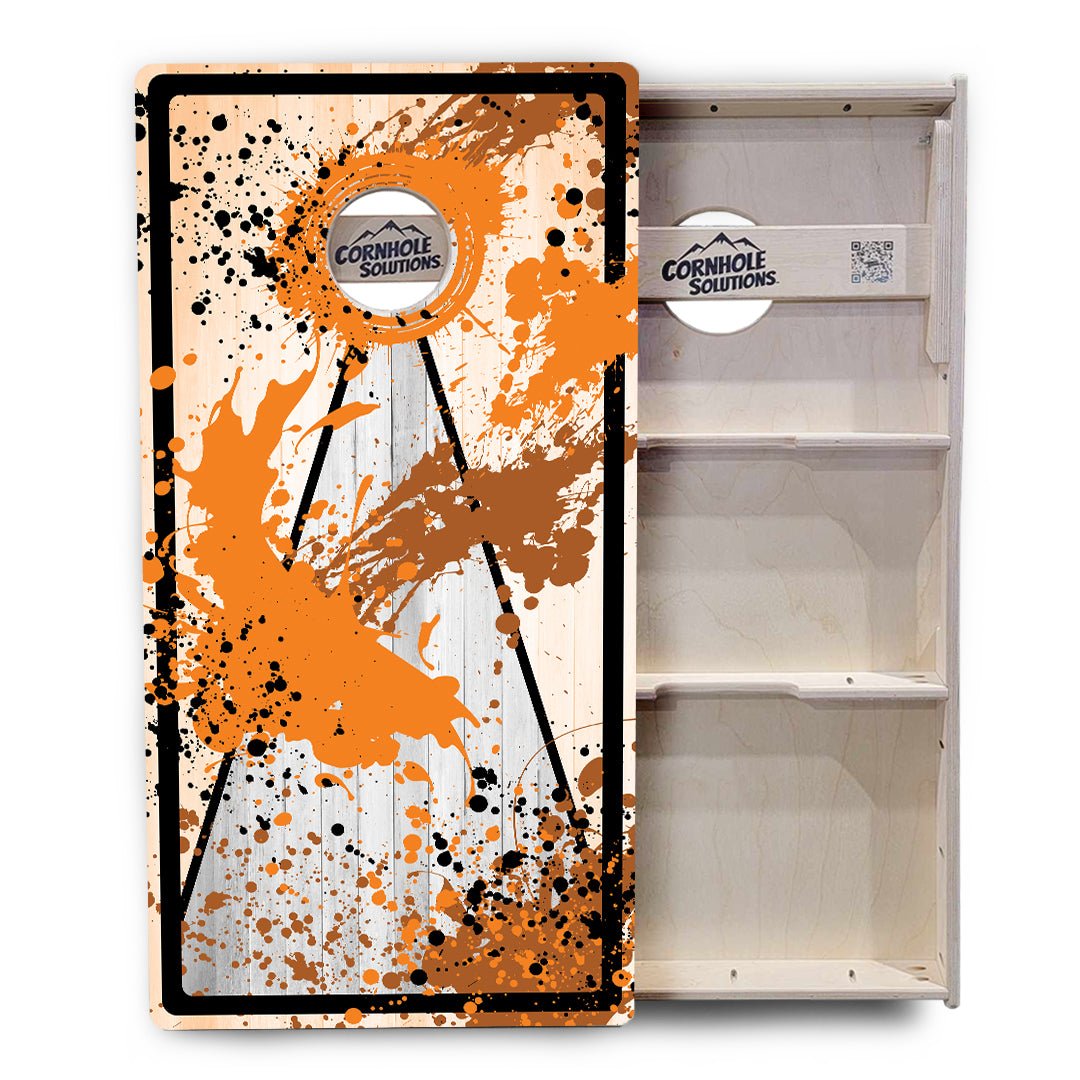 Paint Splatter Cornhole Boards – Tournament Series