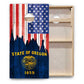State Flags New Mexico to South Carolina Cornhole Boards - Backyard Series