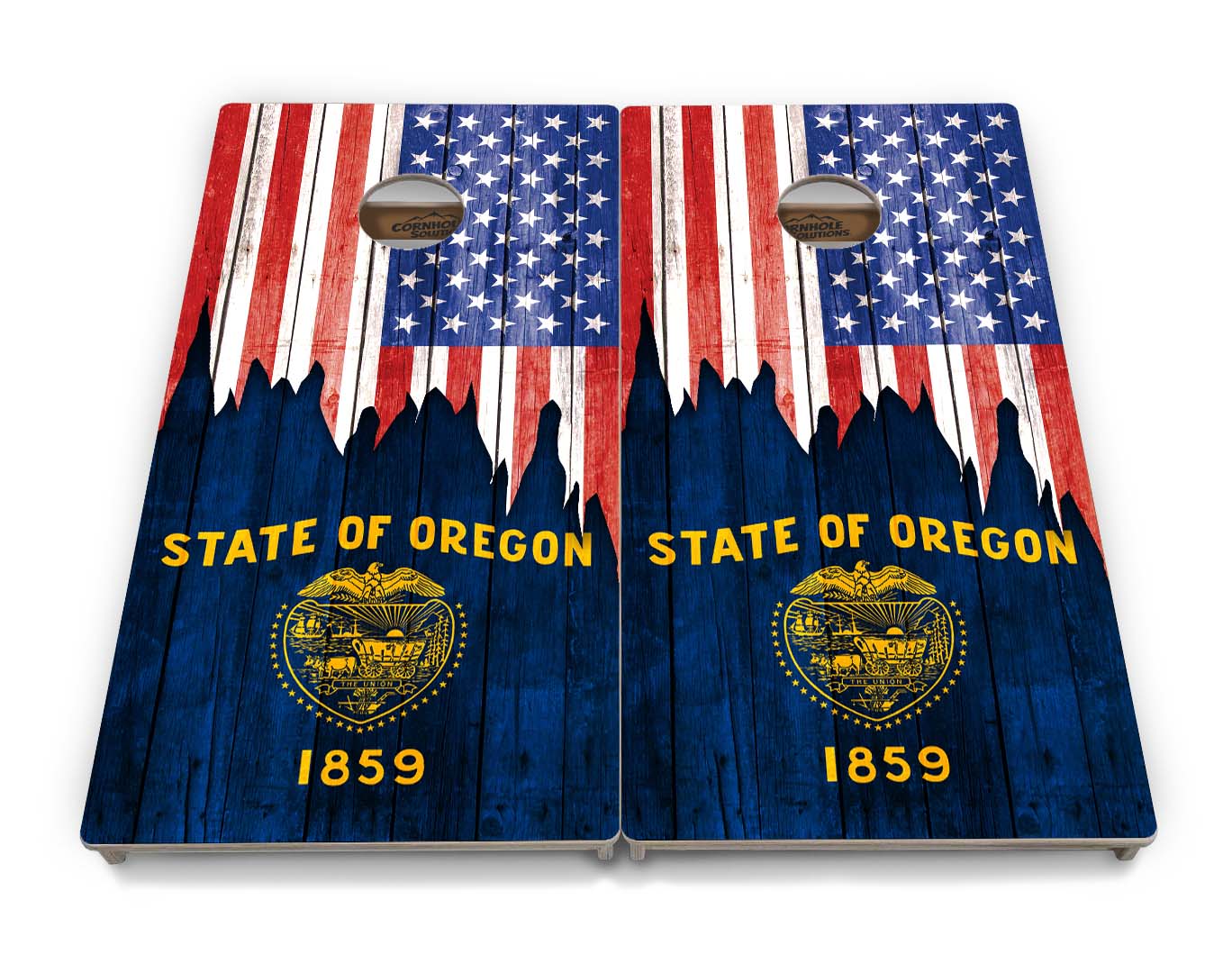State Flags New Mexico to South Carolina Cornhole Boards - Professional Tournament Series