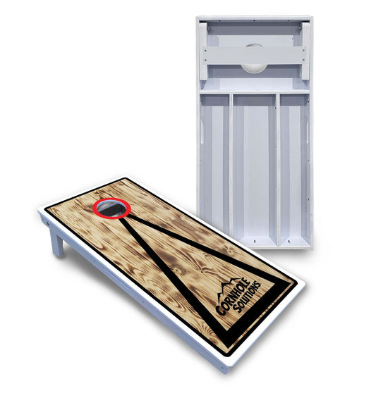 Burnt Triangle Cornhole Boards - All Weather Series
