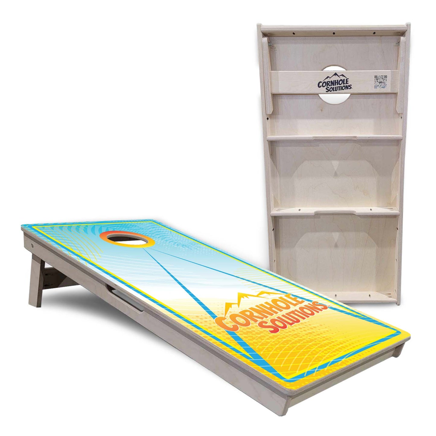 Summertime CS Logo Cornhole Boards - Professional Tournament Series