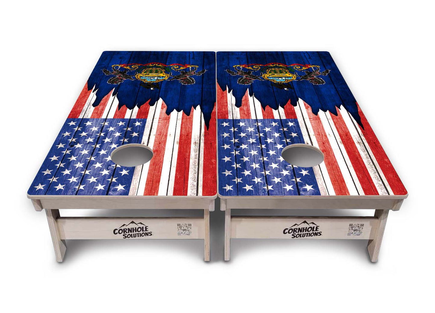 State Flags New Mexico to South Carolina Cornhole Boards - Professional Tournament Series