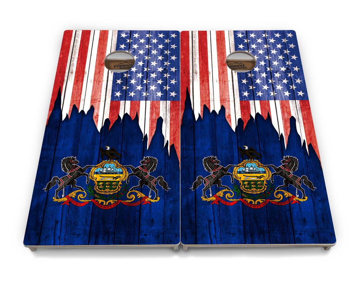 State Flags New Mexico to South Carolina Cornhole Boards - Professional Tournament Series