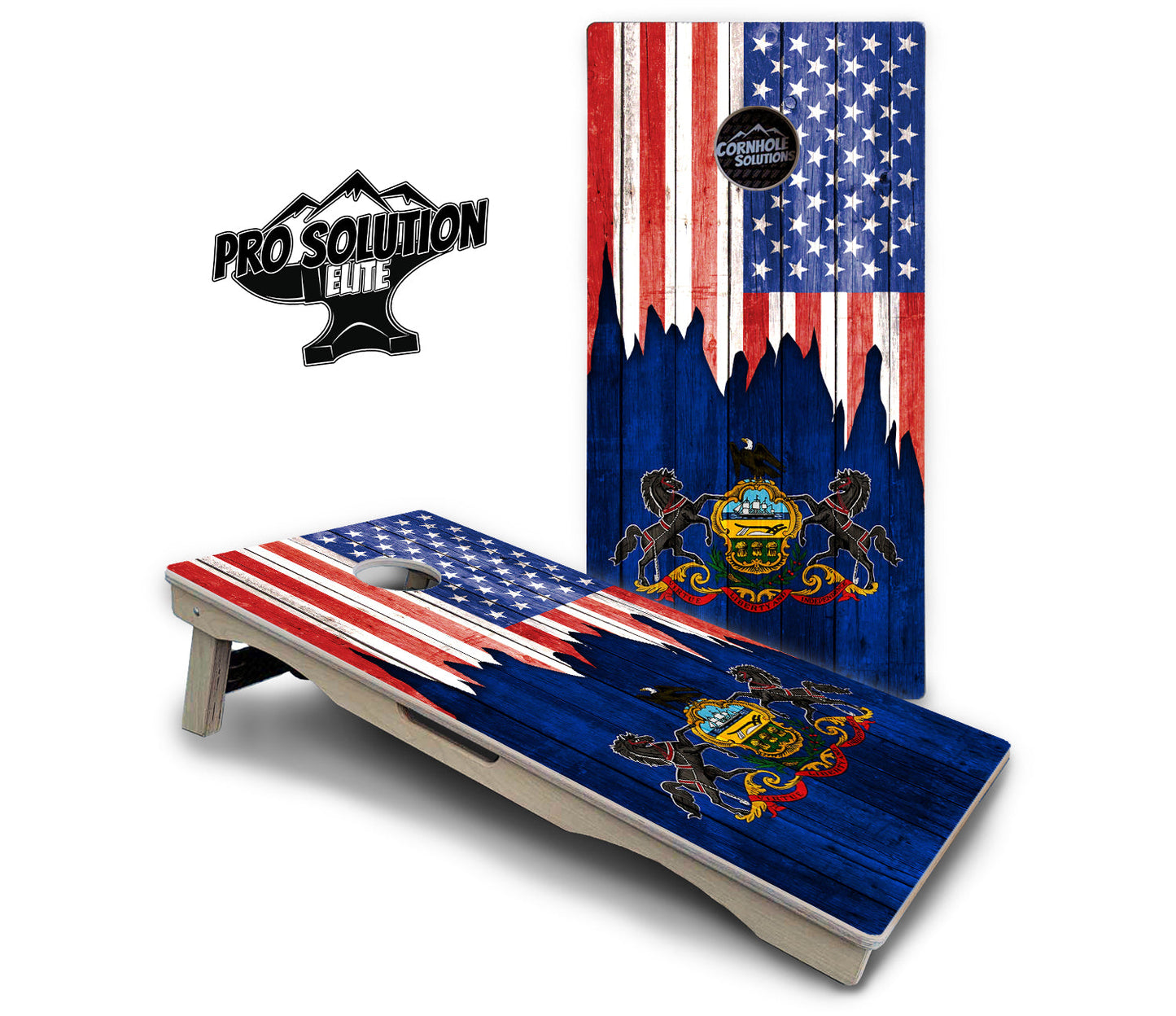 State Flag Designs New Mexico to South Carolina Cornhole Boards - Pro Solution Elite Series