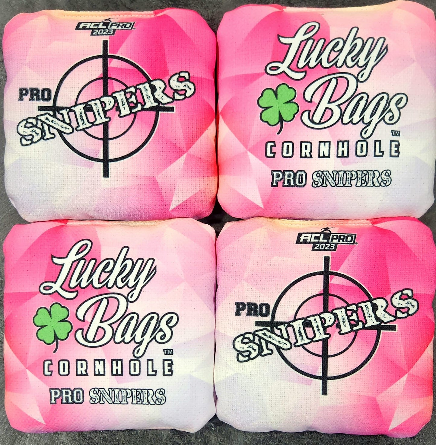 Lucky Bags Cornhole Pro Sniper - Pink Ombre Camo