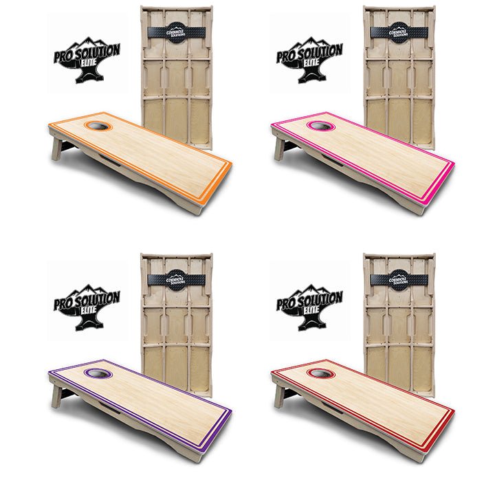 Pinstripe Cornhole Boards - Pro Solution Elite Series