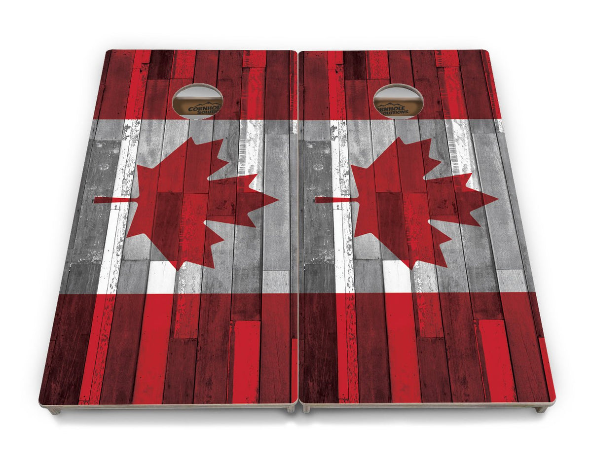 Plank Flag Cornhole Boards – Tournament Series