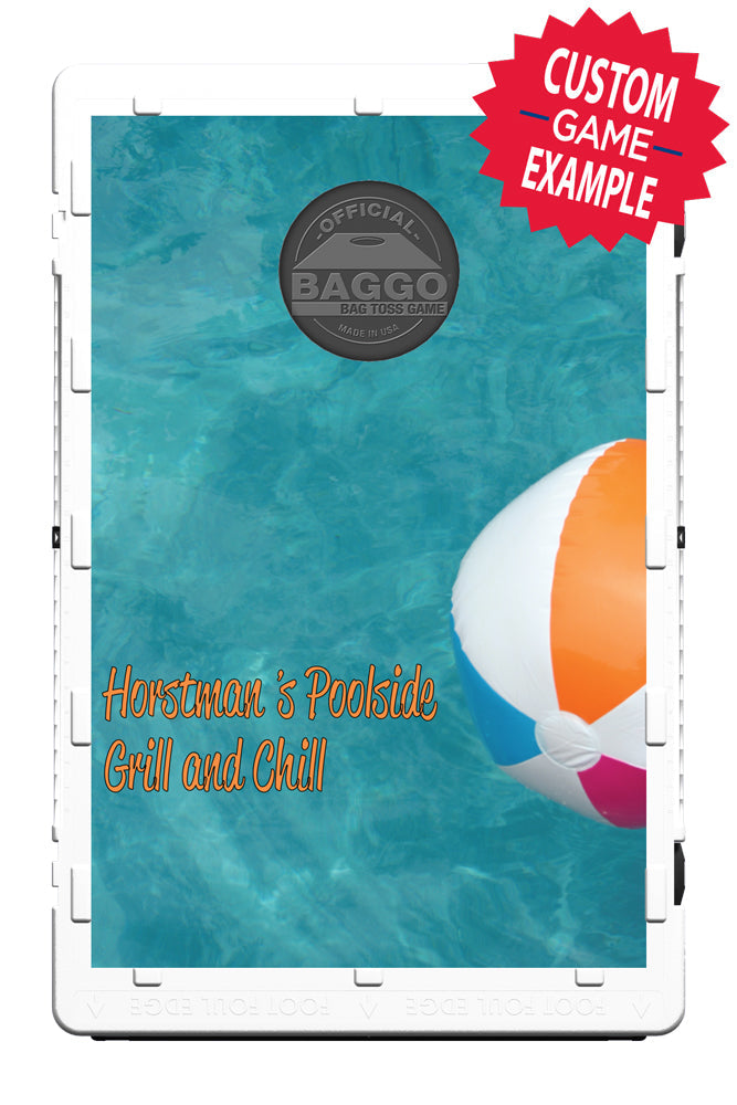 Pool Time Beach Ball Bag Toss Game by BAGGO