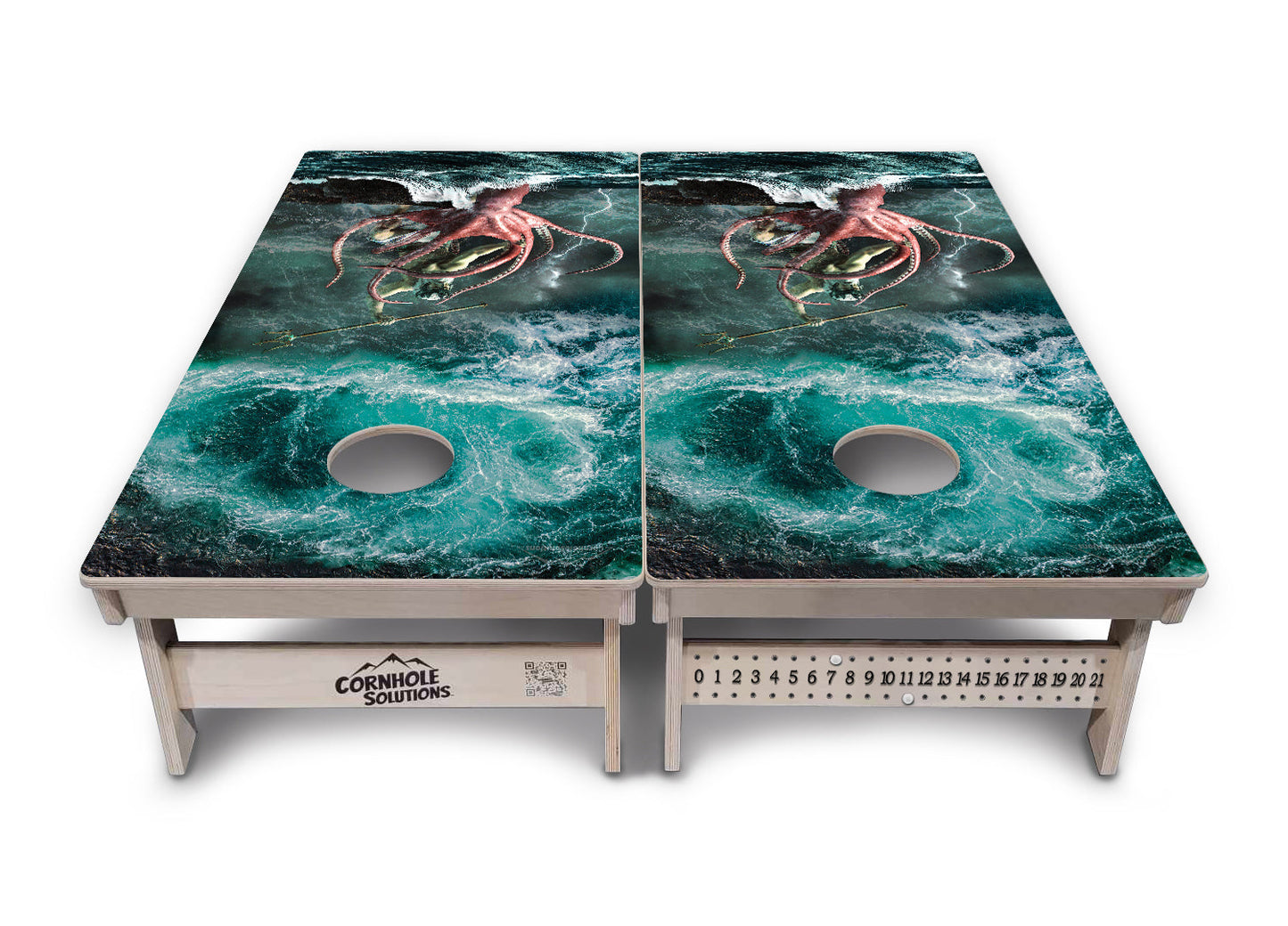 Greek Mythology Cornhole Boards - Professional Tournament Series