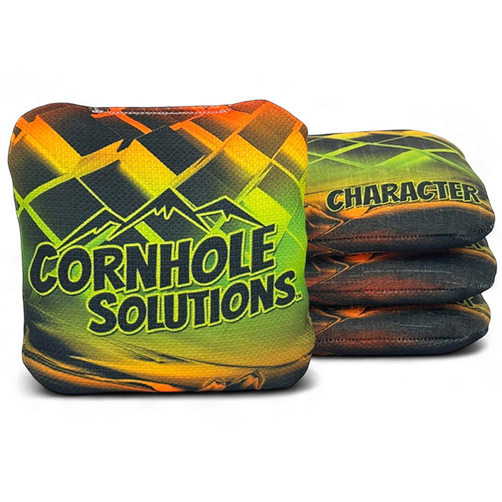 Pro Character Series Cornhole Bags - Regulation 6"x6" - Set of 4 - Patterns