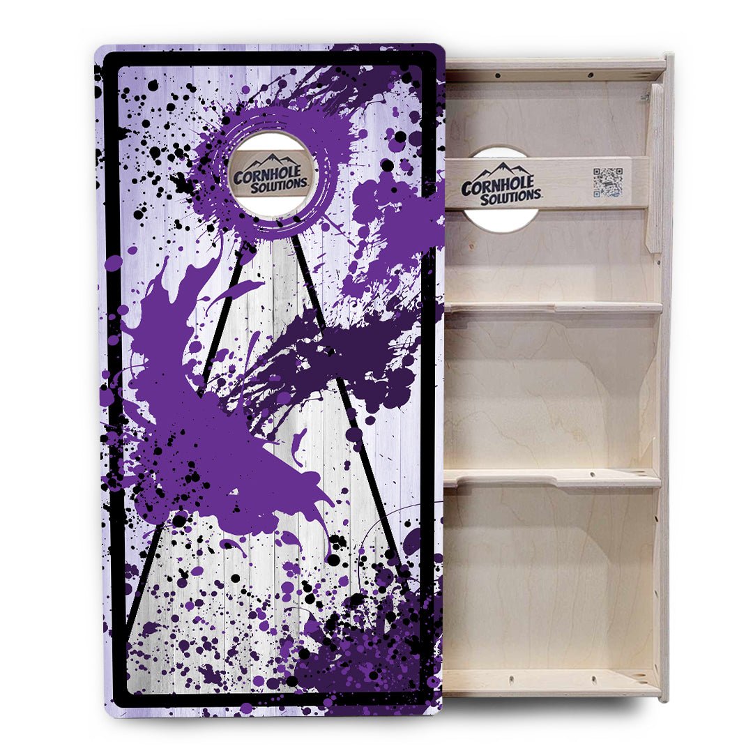Paint Splatter Cornhole Boards – Tournament Series