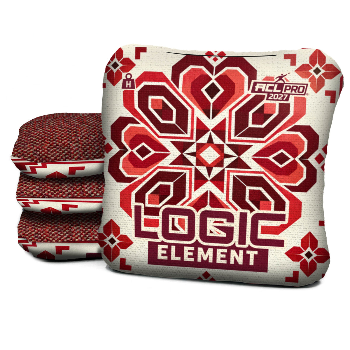 HMONG CRIMSON BLOSSOM - ACL PRO / ACL COMP Bags - Multiple Series - Logic Cornhole