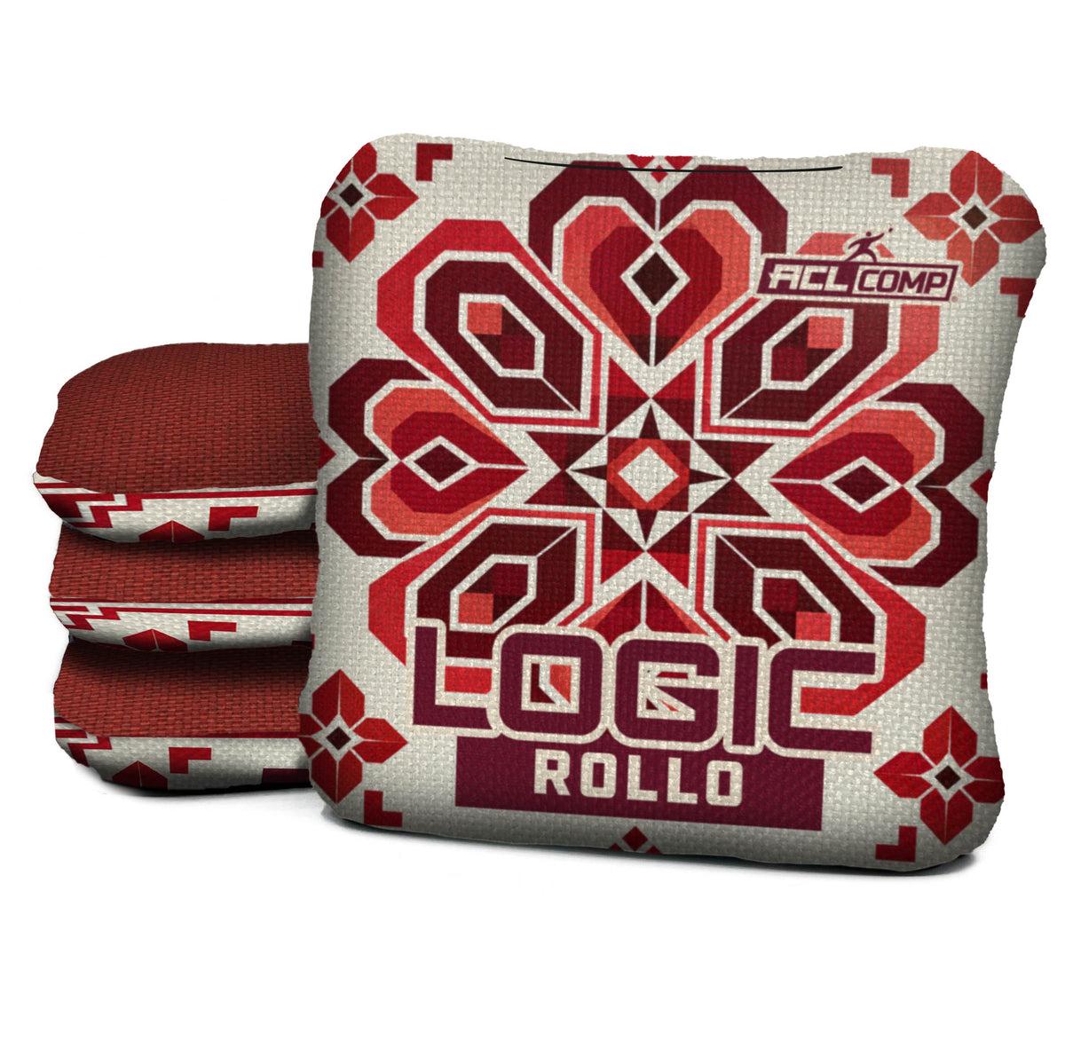 HMONG CRIMSON BLOSSOM - ACL PRO / ACL COMP Bags - Multiple Series - Logic Cornhole