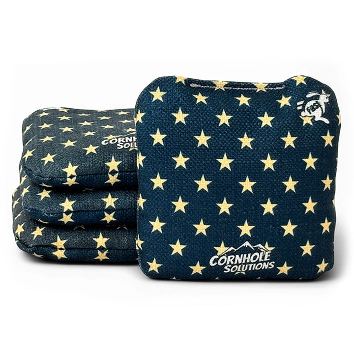Distressed Flag Bags Rec Cornhole Bags – Set of 8 (Distressed Stars & Distressed Stripes)