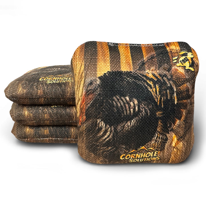 Turkey Flag Rec Cornhole Bags – Set of 8