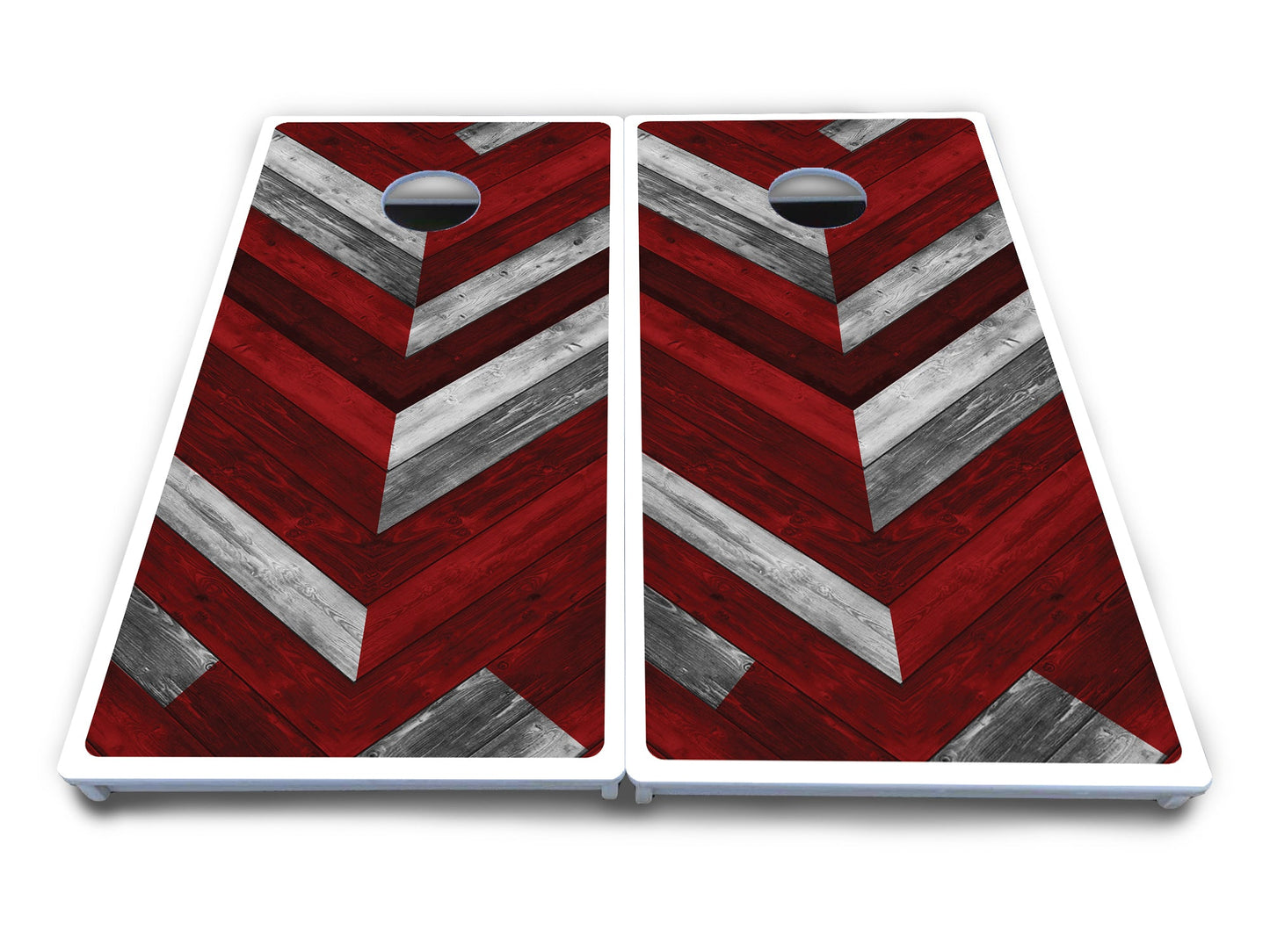 Herringbone Cornhole Boards - All Weather Series
