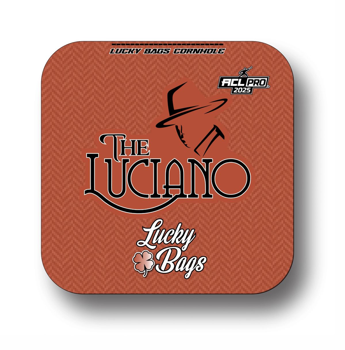 Lucky Bags Cornhole - Luciano Herringbone Broadcast