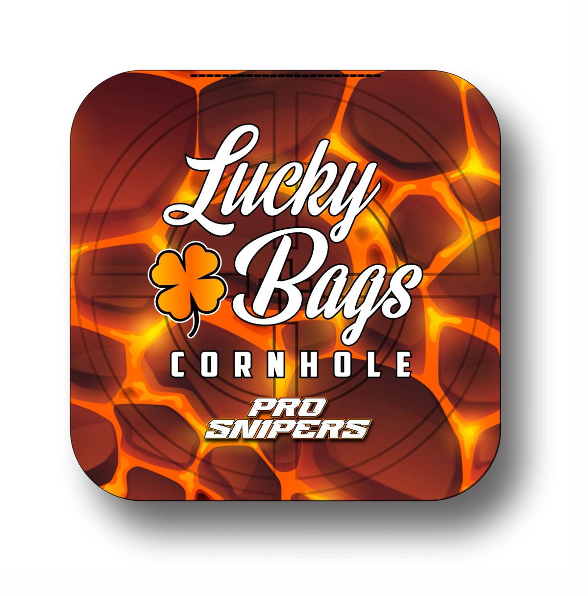 Lucky Bags Cornhole Bags - Pro Sniper - Lava