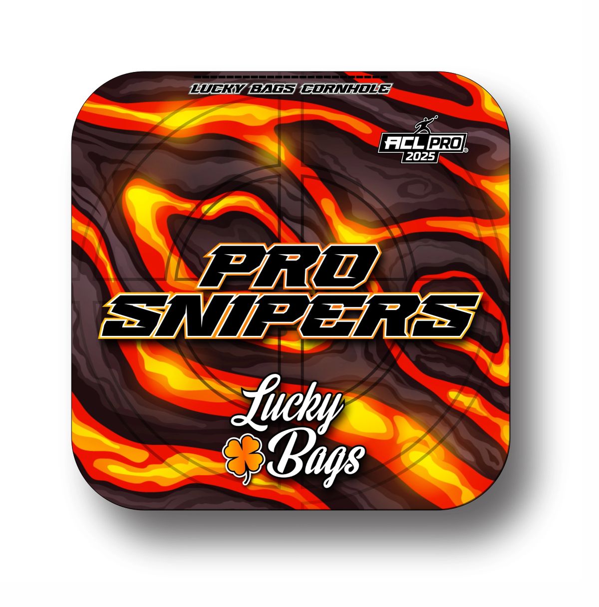 Lucky Bags Cornhole Bags - Pro Sniper - Lava