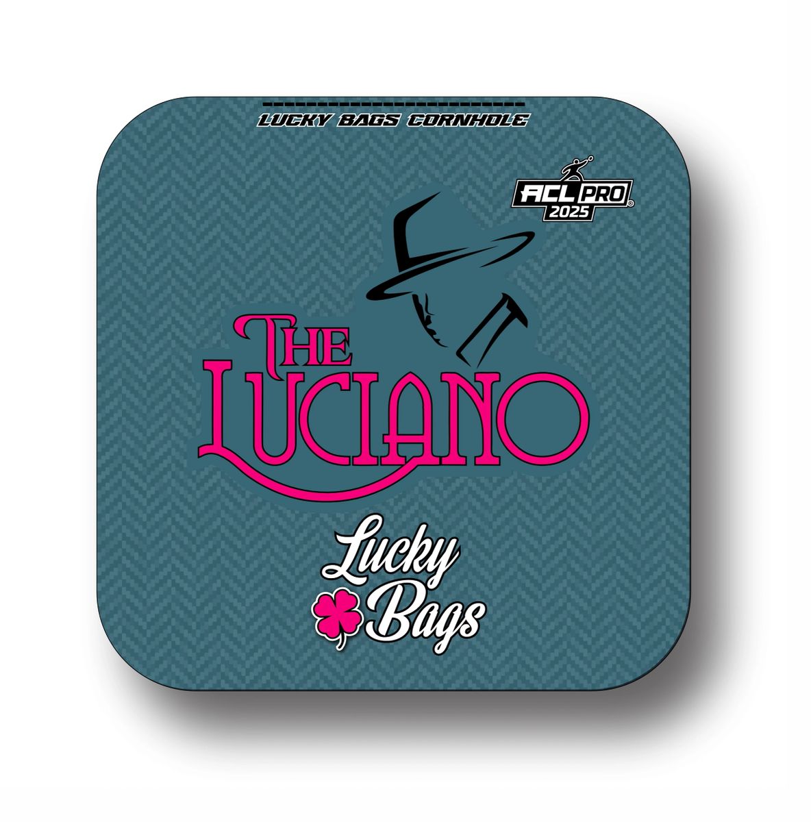 Lucky Bags Cornhole - Luciano Herringbone Broadcast