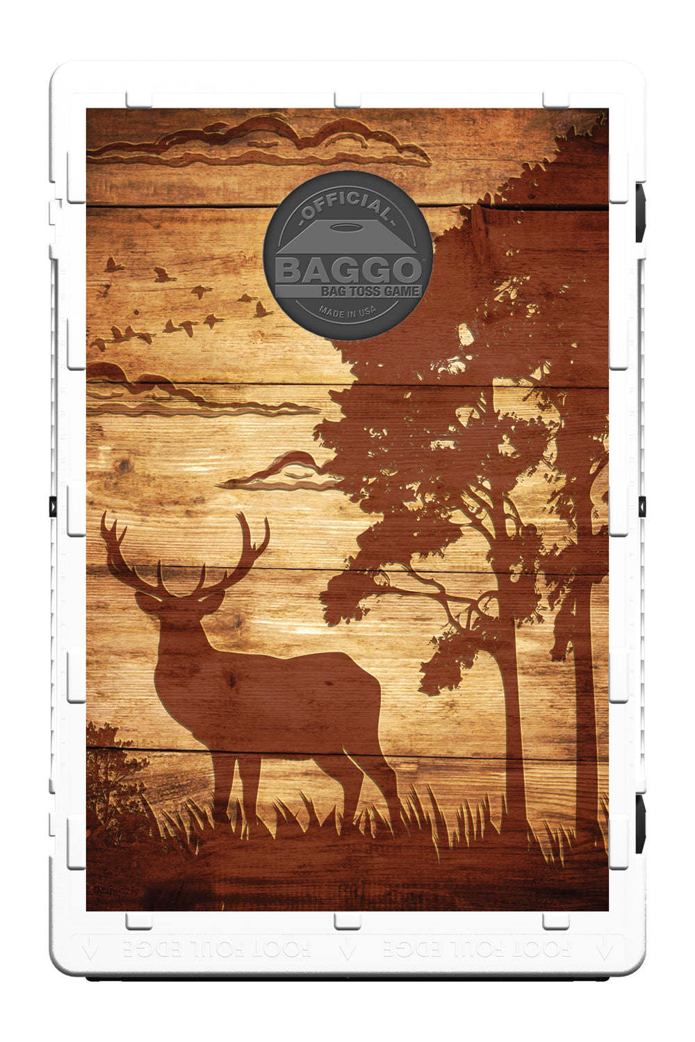 Rustic Deer Hunter Bean Bag Toss Game by BAGGO