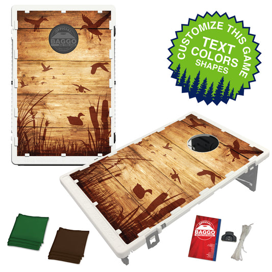 Rustic Duck Hunter Bean Bag Toss Game by BAGGO